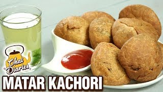 Khasta Matar Kachori Recipe  Green Peas Kachori  Halwai Style Kachori  Chai Diaries With Varun [upl. by Bradlee625]