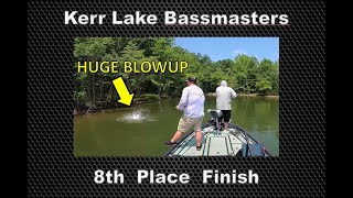 Fishing A Kerr Lake Bass Master’s Event [upl. by Zumwalt]