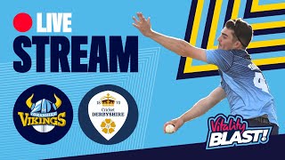 Live Stream  Yorkshire Vikings v Derbyshire Falcons  Vitality Blast [upl. by Thoer945]