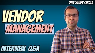 Vendor Management Interview Questions And Answers [upl. by Isbel71]