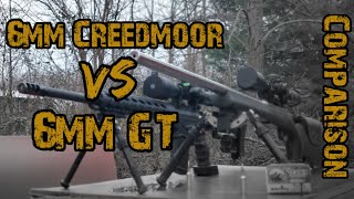 6mm Creedmoor vs 6mm GT  Cartridge Comparison [upl. by Skutchan]