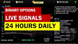 Binary Trading Signals  Options Trading Live Today  IQ Option [upl. by Lyall]