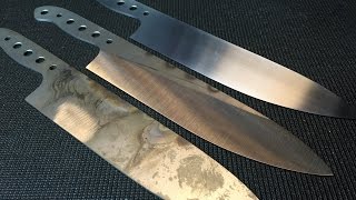 How I grind a chef style knife tutorial [upl. by Astrea]