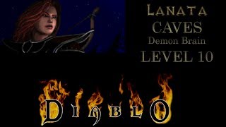 Diablo 1  Lets play Rogue  Playthrough Level 10  Demon Brains [upl. by Ennairej]