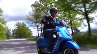 2014 Vespa GTS 300 Super ABS review [upl. by Gabbert454]