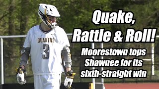 Moorestown 12 Shawnee 6  HS Boys Lacrosse  Cole Pitcher 3 Goals  3 Assists [upl. by Woodsum]