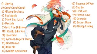 Takanashi Kiara Sings Playlist  20 songs [upl. by Trauner10]