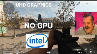 INTEL i5 10th Gen  Call Of Duty Warzone  Without Graphics Card [upl. by Aiouqahs]