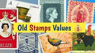 Old Stamps Values Austria To Germany  Rare amp Most Expensive Postage Stamps In The World [upl. by Ahselyt624]