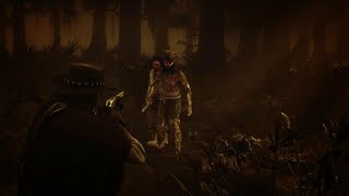 RDR2  Creepy Night Folk Encounter [upl. by Atterol]