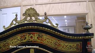 Boulle Cabinet Restoration Part 1 an inspection [upl. by Odnam54]