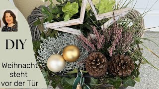 DIY Winterliche Bepflanzung weihnachtlich dekoriert [upl. by Hanikehs]