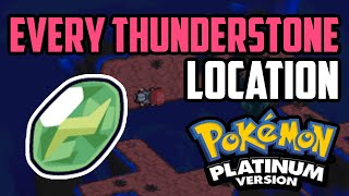 Where to Find Thunderstone  Pokemon Platinum All Methods [upl. by Sholley124]