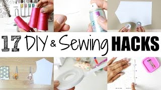 17 DIY amp Sewing Hacks  Tips [upl. by Mattias]