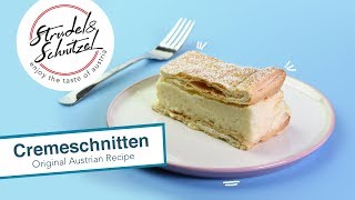 Cremeschnitten  Original Austrian Recipe [upl. by Ynar]