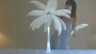 How to Make Ostrich Feather Centerpieces Easy Setup [upl. by Larimer840]