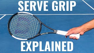 Tennis Serve Lesson Why You Need To Serve With The Continental Grip [upl. by Ragse]