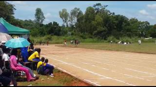 Under 20 boys 100m record breaker Drayton Chapitura Zimbabwe Provincial Athletics Competitions [upl. by Atrahc]