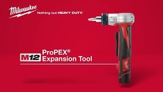 Milwaukee® M12™ ProPEX® Expansion Tool 243222 [upl. by Yennaiv]