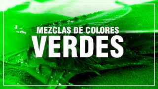 CÓMO HACER EL COLOR VERDE ✅ Mezclas de Colores Fácil 🎨 [upl. by Mattland231]