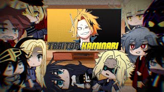 BnhaMha react to the traitor Traitor denki kaminari Roxxxkaplayz cool [upl. by Doughman900]