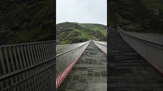 Tintagel Castle Bridge Cornwall England [upl. by Henrique199]