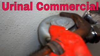 Urinal Commercial Flushometer Valve Repair And Replacement [upl. by Ela]