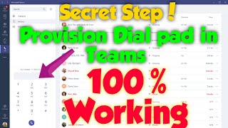 How to get Dial pad in Ms Teams  Dialpad provisioning Issue in Team PSTN calling in Ms Teams [upl. by Laoj]