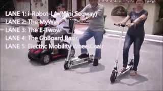 Electric Scooter Comparison Myway vs Segway vs ETwow [upl. by Airekal]