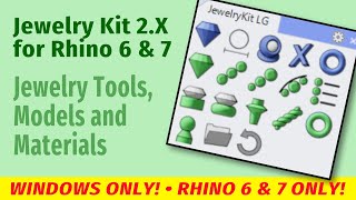 Jewelry Kit 2 X for Rhino 6 amp 7 WINDOWS ONLY [upl. by Allehs988]