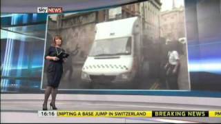 Kay Burley 25Jan2011  Black dress nylons amp heels [upl. by Ydnas218]