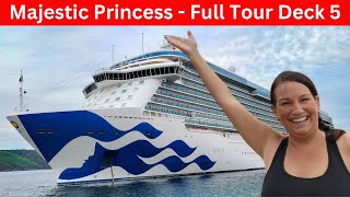 MAJESTIC PRINCESS Deck 5 Tour [upl. by Aivatnwahs144]