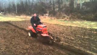 Gravely 8122 with rotary plow [upl. by Safier169]