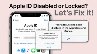 Is your Apple ID disabled or locked How to fix [upl. by Nyrrek]