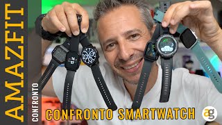 Confronto SMARTWATCH AMAZFIT Quale comprare [upl. by Lauhsoj653]