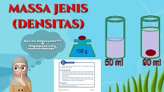 MASSA JENIS DENSITAS  Menentukan Massa Jenis Suatu Zat  IPA Kelas 7 [upl. by Ferde213]