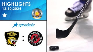 13102024  Highlights  onesto Tigers Bayreuth vs EHF Passau Black Hawks [upl. by Herve]