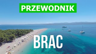 Wakacje Brac Chorwacja  Zlatni Rat Bol Supetar Milna  Wideo 4k  Wyspa Brac co warto zobaczyć [upl. by Arutek]