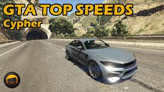 Fastest Tuners Cypher  GTA 5 Best Fully Upgraded Cars Top Speed Countdown [upl. by Duthie]