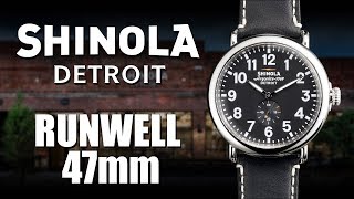 Shinola Runwell 47mm Watch Review [upl. by Cordey]