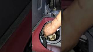 mitsubishi pajero 6g75 How to remove fuel pump and fuel filter [upl. by Cathrin]