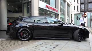 New 2019 Porsche Panamera GTS Sport Turismo start up sound [upl. by Milah]