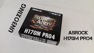 ASRock H170M Pro4 Unboxing [upl. by Lurette507]