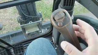 Inside the cab of 26G John Deere Mini excavator [upl. by Claman]