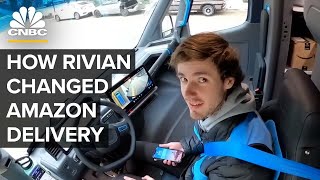 What It’s Like To Deliver For Amazon In New Rivian Vans [upl. by Bills]