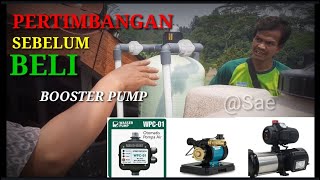 Pengalaman pasang pompa booster otomatis flowswitch [upl. by Ahsrat]