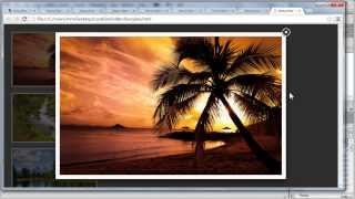 Dreamweaver Tutorial  FancyBox JQuery Plugin Gallery A lightbox alternative [upl. by Sebastien155]