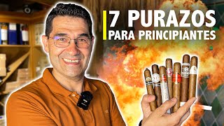 🔥 7 PURAZOS para EMPEZAR a fumar  PRINCIPIANTES en puros y habanos  Cigar Specialist [upl. by Eaj]