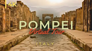 Inside Pompei ruins in 4K  Tour of Pompei Italy [upl. by Benedetta854]