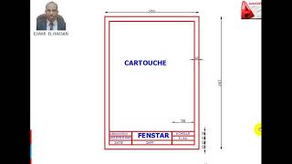 formation autocad 2d  cartouche A4 et impression [upl. by Aled]